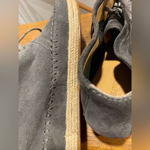 Gray suede Crown Vintage Mac‎ Suede Bootie with hidden Wedge size 8.5 - Picture 4 of 5